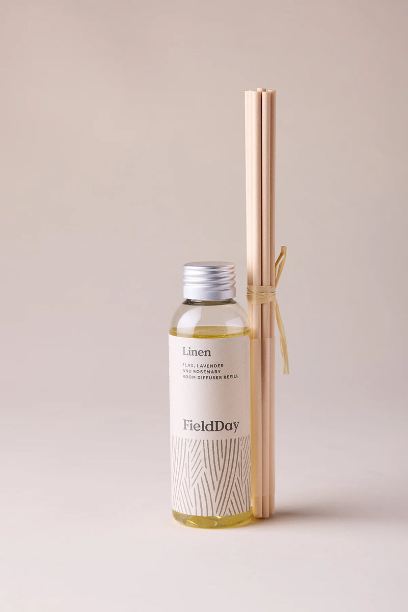 Field Day Classic Diffuser Refill - Linen – The Bottom Drawer Store
