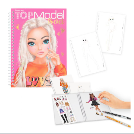 TOPModel Dress Me Up Sticker Book – The Bottom Drawer Store
