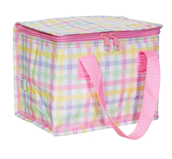 Plaid lunch bag shop