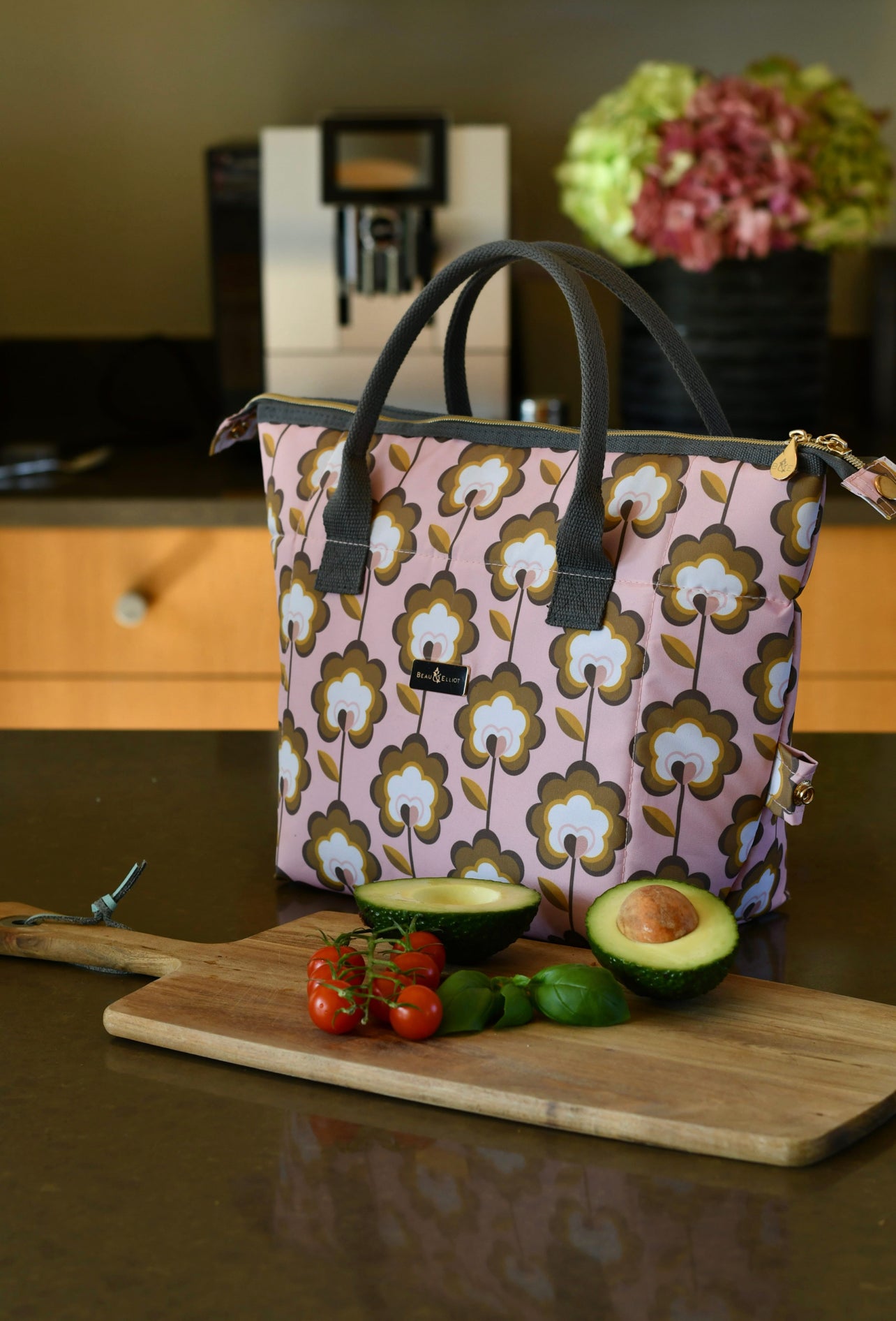 Insulated Lunch Bags Designer Tote - Beau & Elliot